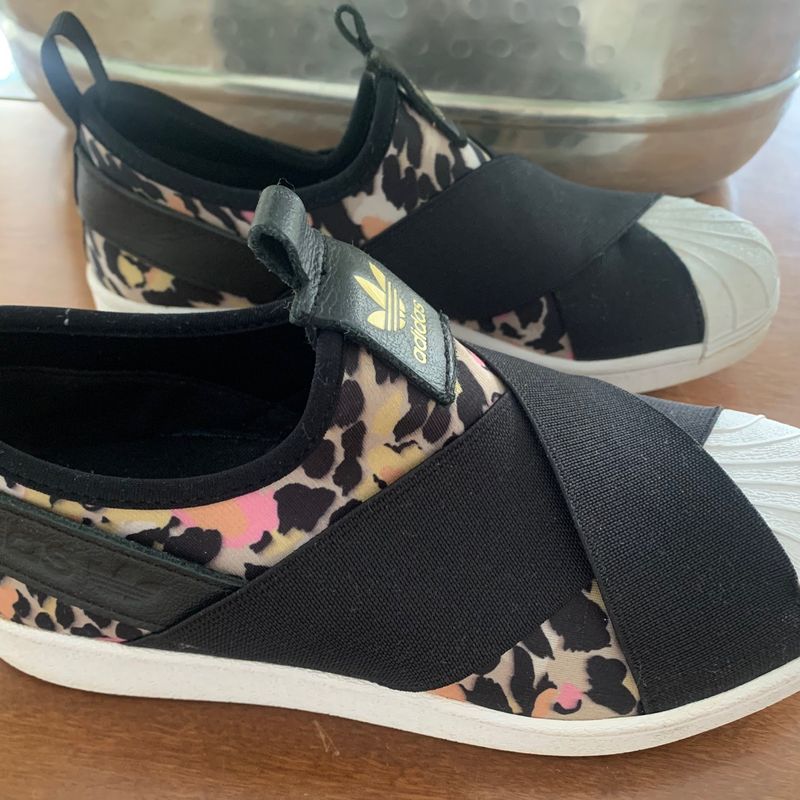 Floral Tenis Da Adidas Elastico Tênis Superstar Adidas Slip On