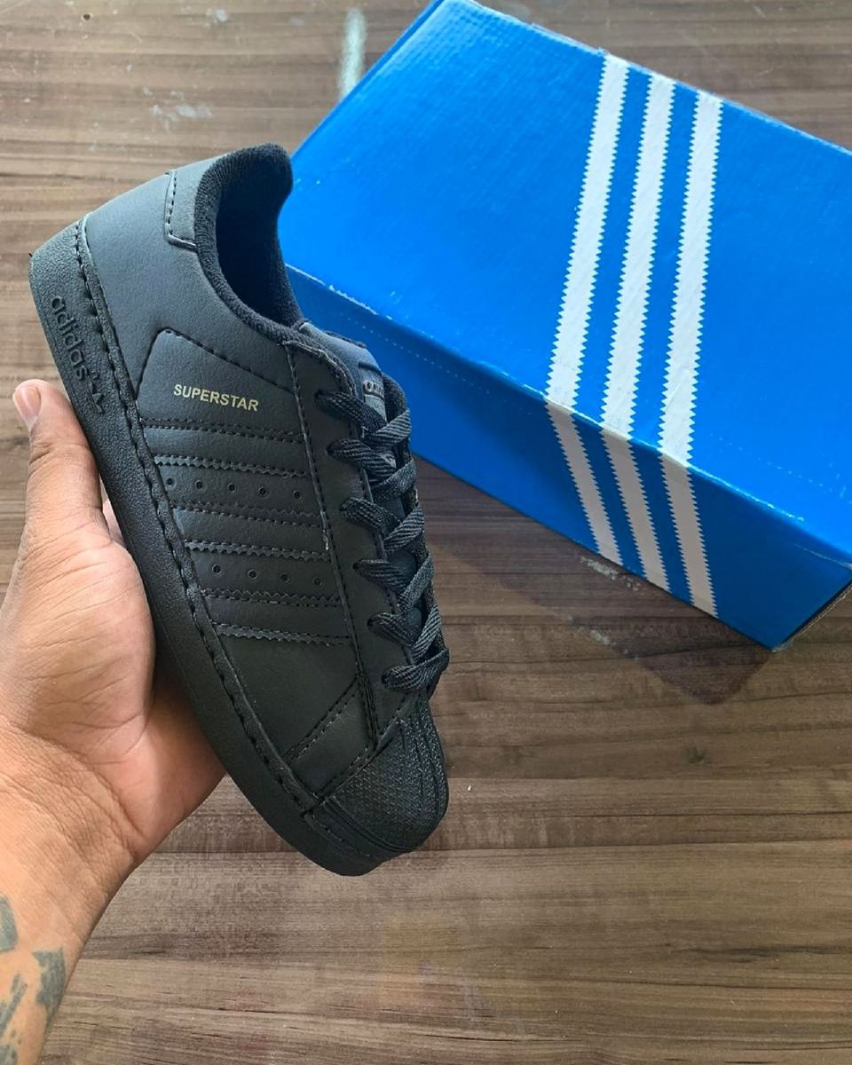 tenis adidas superstar todo preto