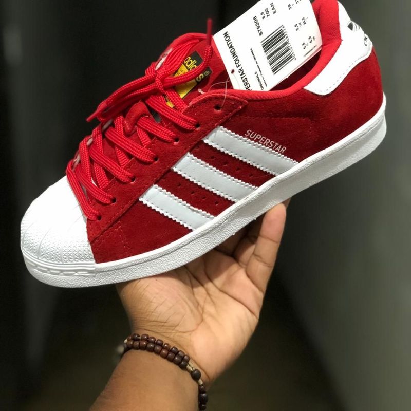 Tênis adidas vermelho store feminino