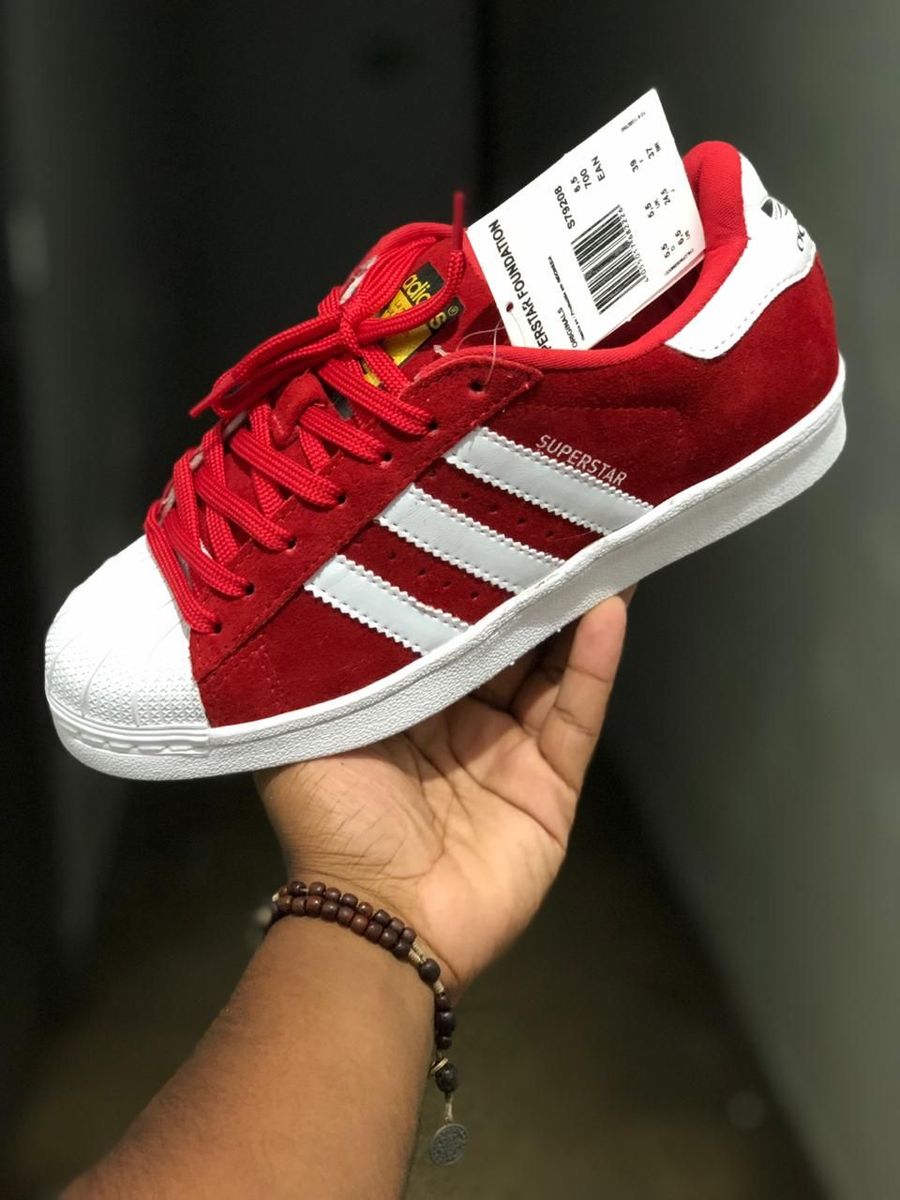 tenis adidas feminino vermelho e branco