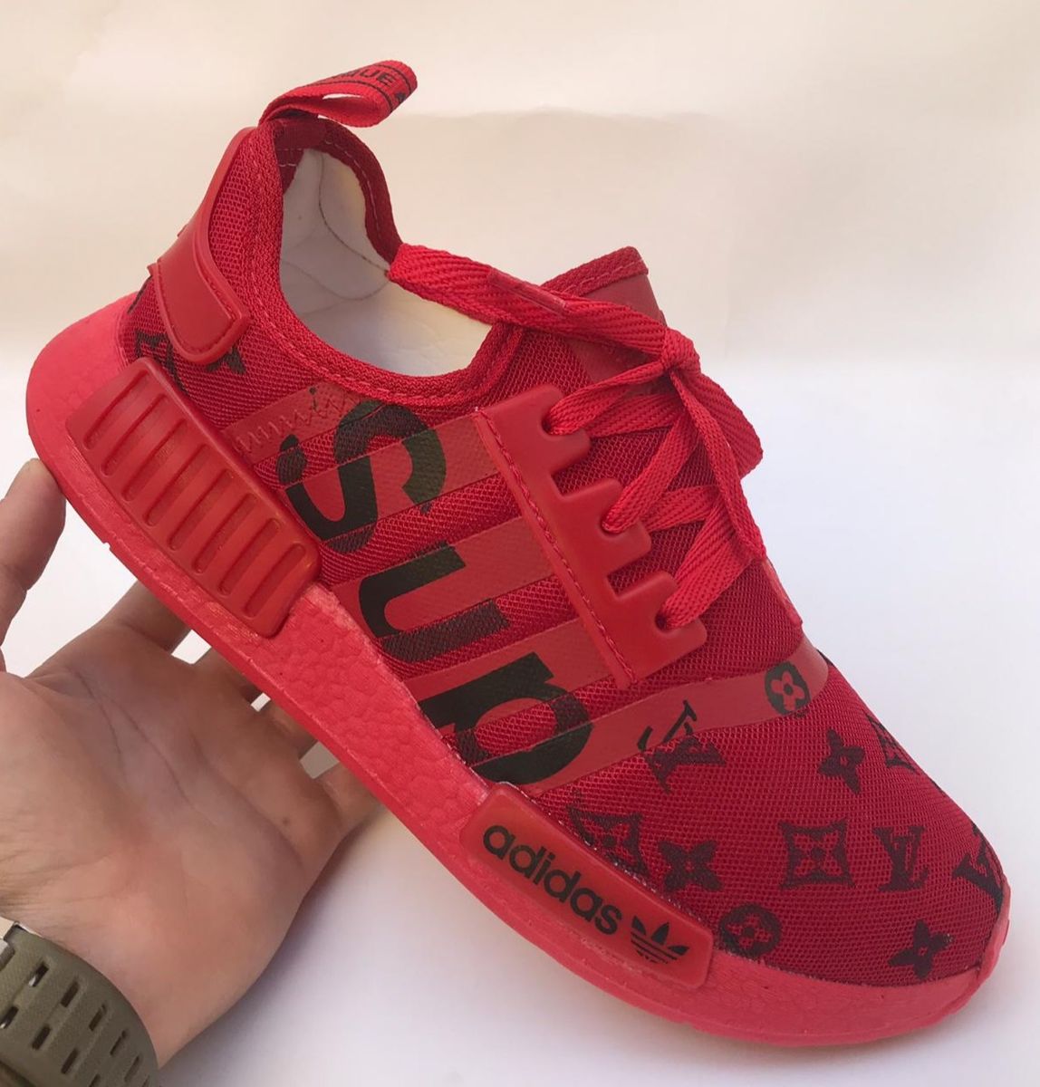 tenis adidas nmd vermelho masculino