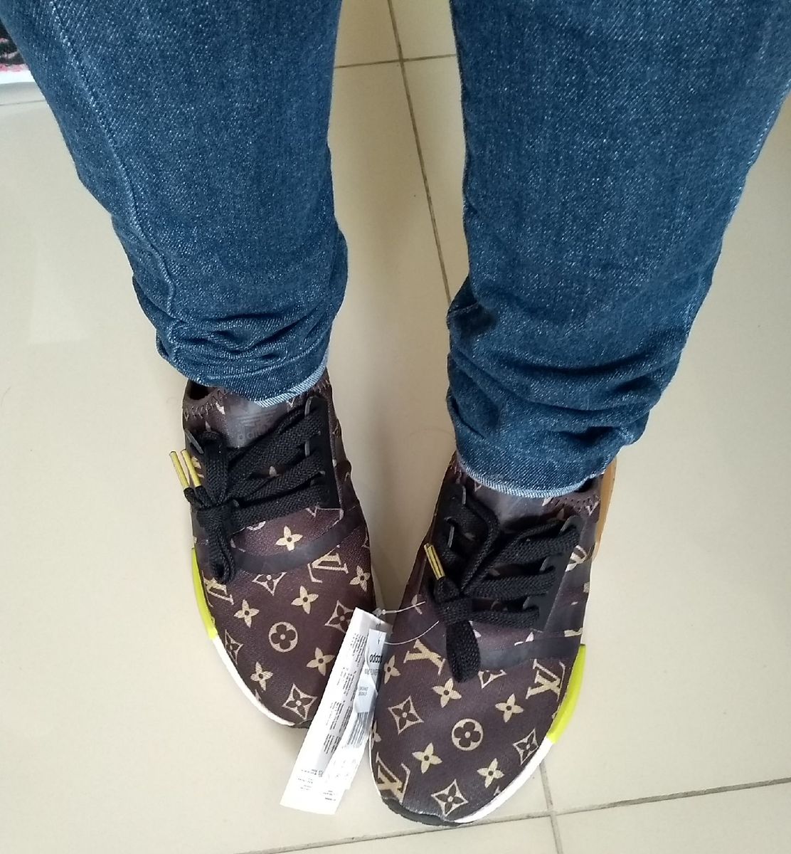 Tênis Adidas Nmd Louis Vuitton Lv Supreme Original - Mercado Livre Shoes