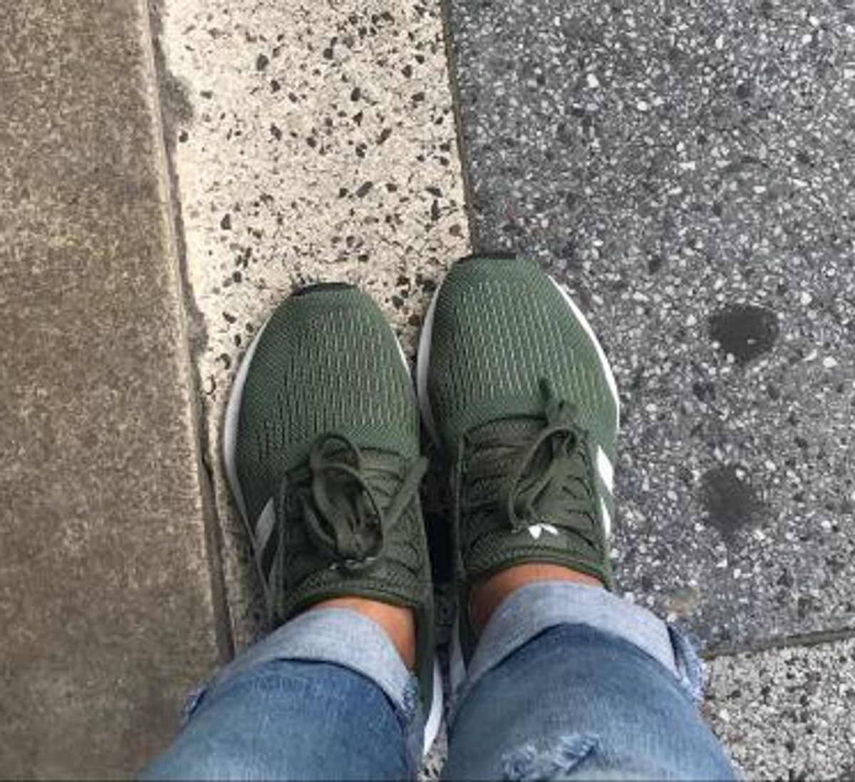 tênis adidas originals swift run verde