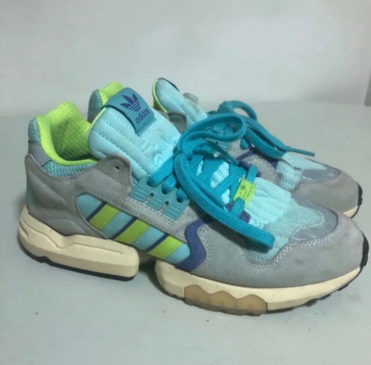 Adidas torsion deals aqua blue