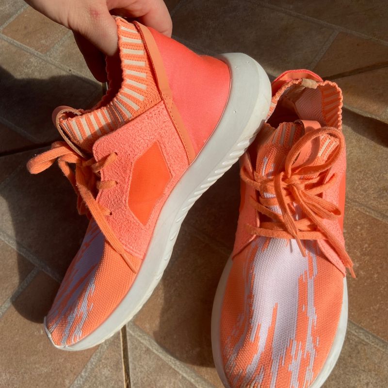 Adidas tubular deals femme orange