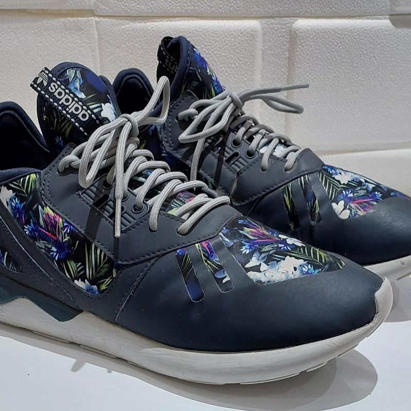 Adidas tubular hot sale floral