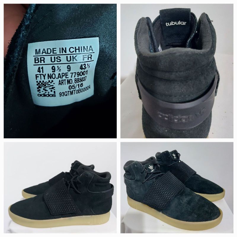 Adidas tubular invader preto best sale