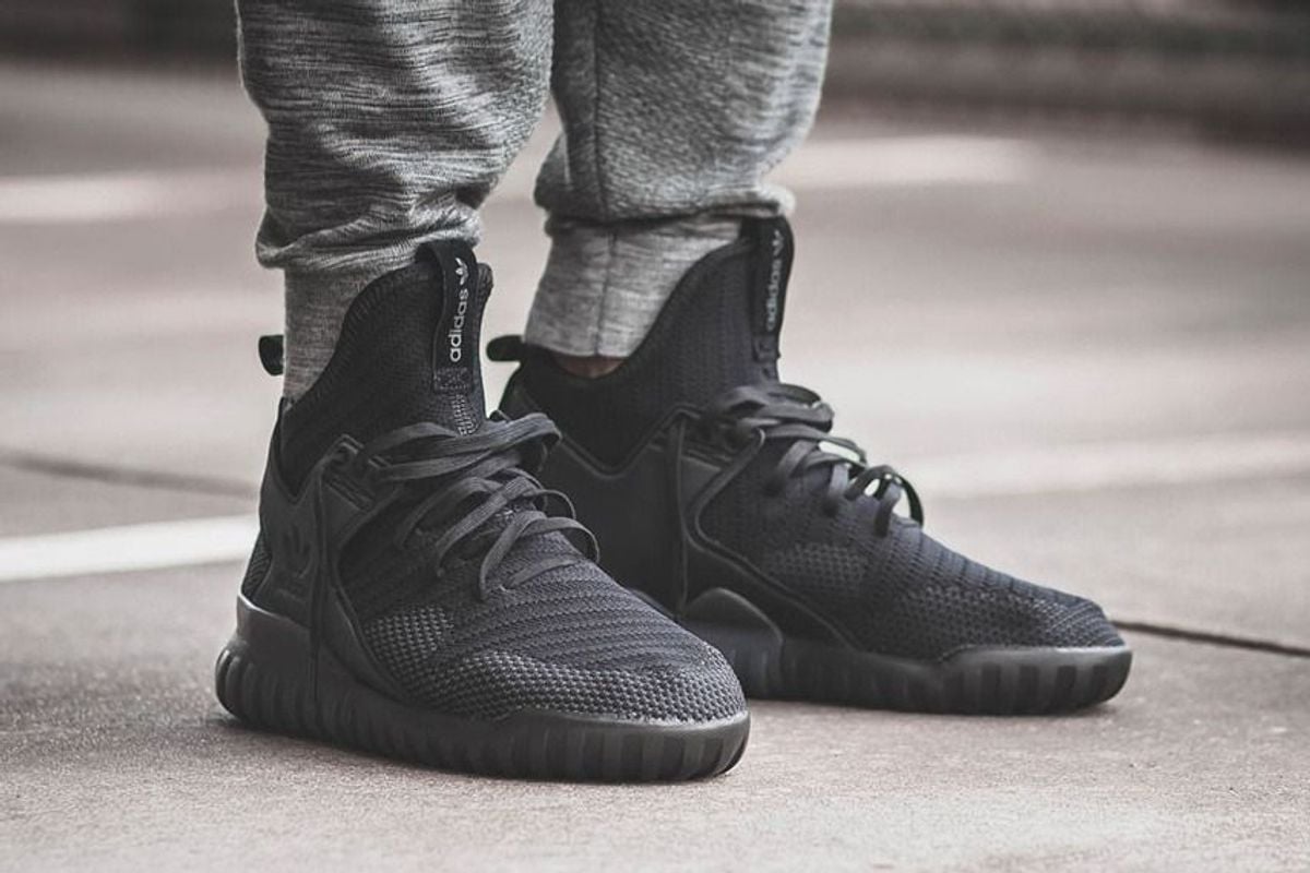 T nis Adidas Tubular X Primeknit Core Black 2016 T nis