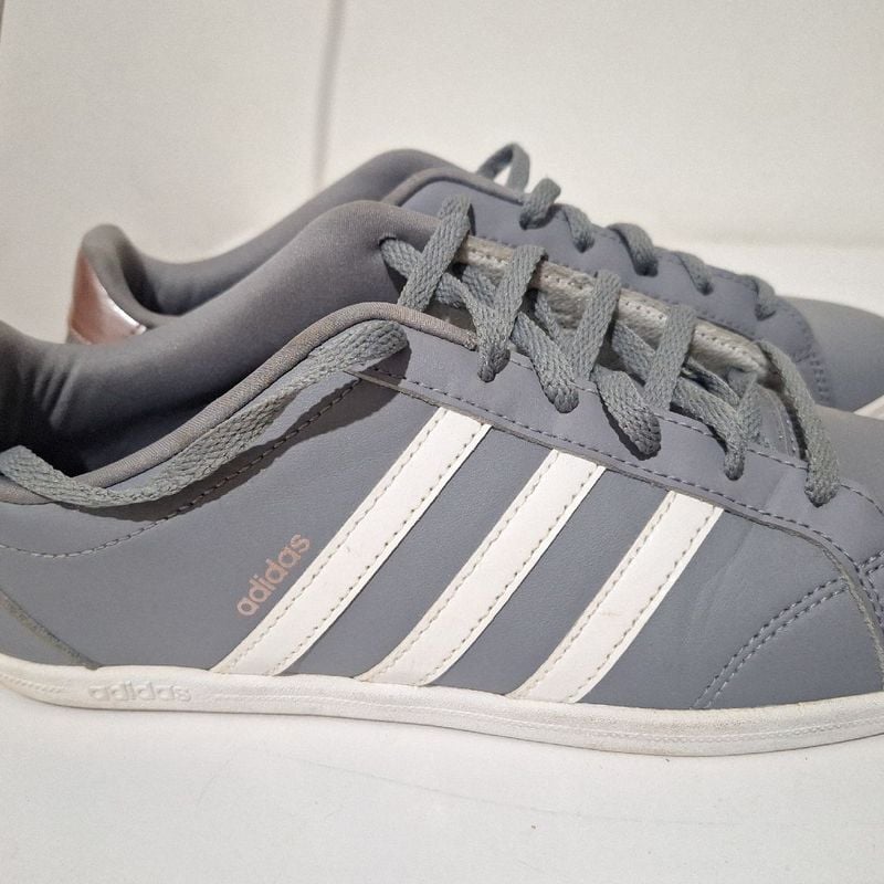 Casual Shoes Adidas Coneo Qt Gris Tênis Adidas Vs Coneo Qt