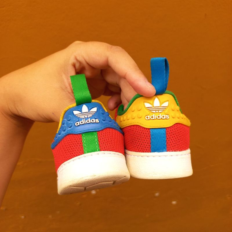 Tênis Adidas X Lego Superstar 360 Slip On Tênis Infantil Tamanho