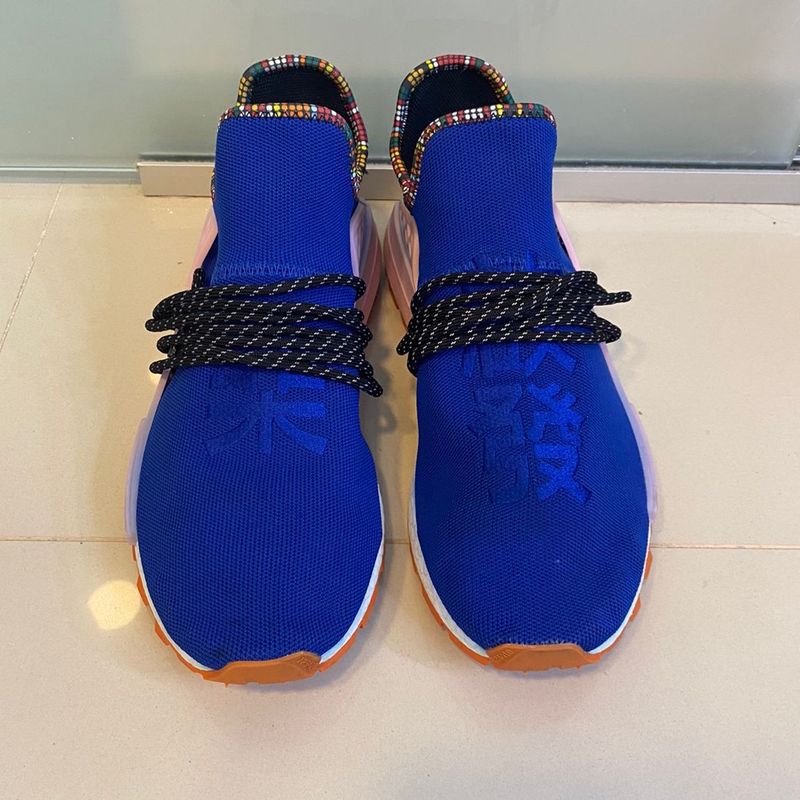 Tênis adidas x pharrell williams nmd solar hu hot sale masculino