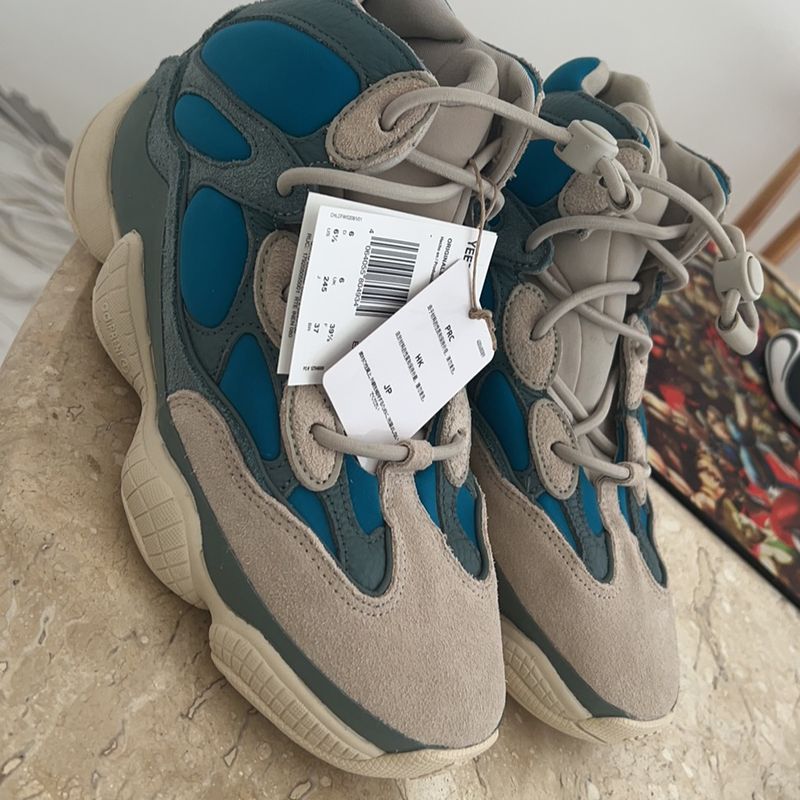 Adidas yeezy 500 femme on sale cyan