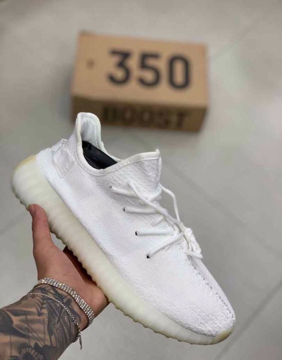 tenis yeezy branco original