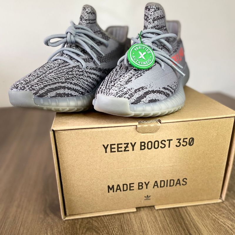 Tênis Adidas Yeezy Boost 350 V2 Ah2203 Beluga Adidas Nunca