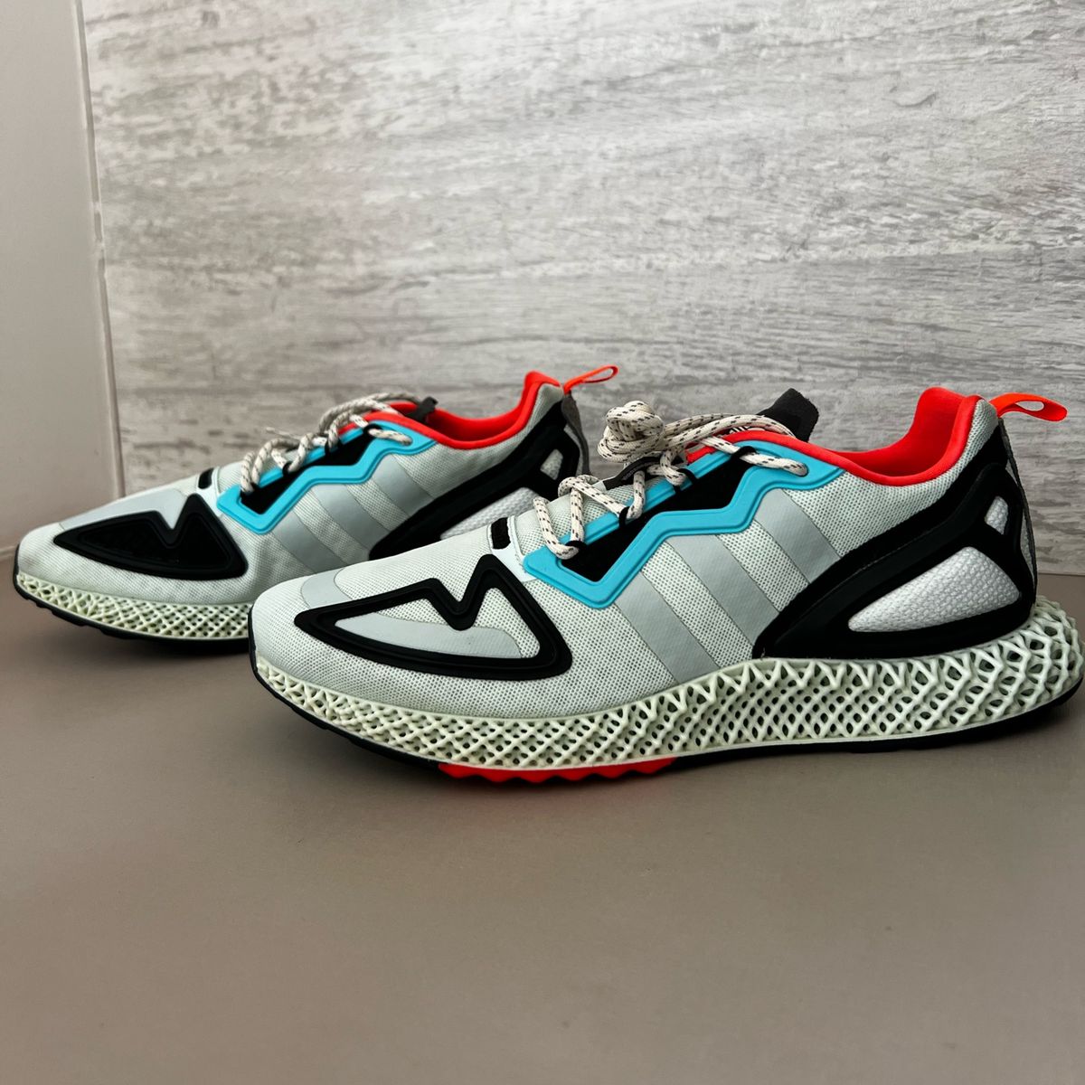 【希少】 2G ／ N.42 HildundK Tênis Adidas Zx 2k 4d Dash Green | Adidas Usado 97945501 | enjoei