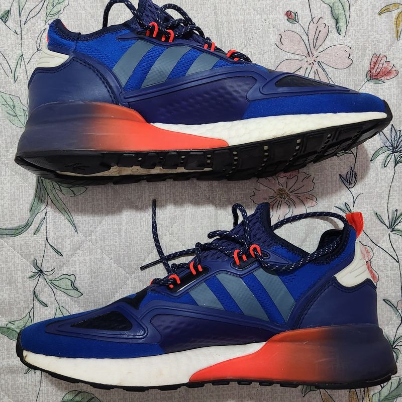 Tênis Adidas Zx 2k Boost Azul | Adidas Usado 111356734 | enjoei