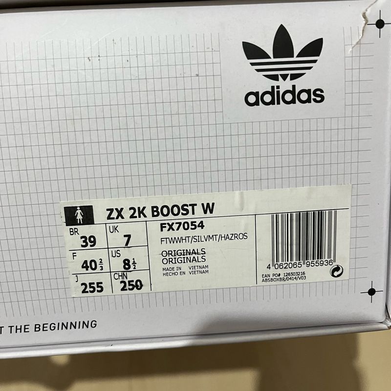 Tênis Adidas Zx 2k Boost Nasa | Adidas Usado 102128767 | enjoei