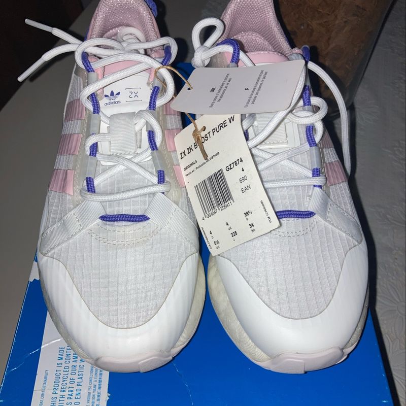 Tênis Adidas Zx 2k Boost Pure Original Novo | Tênis Feminino