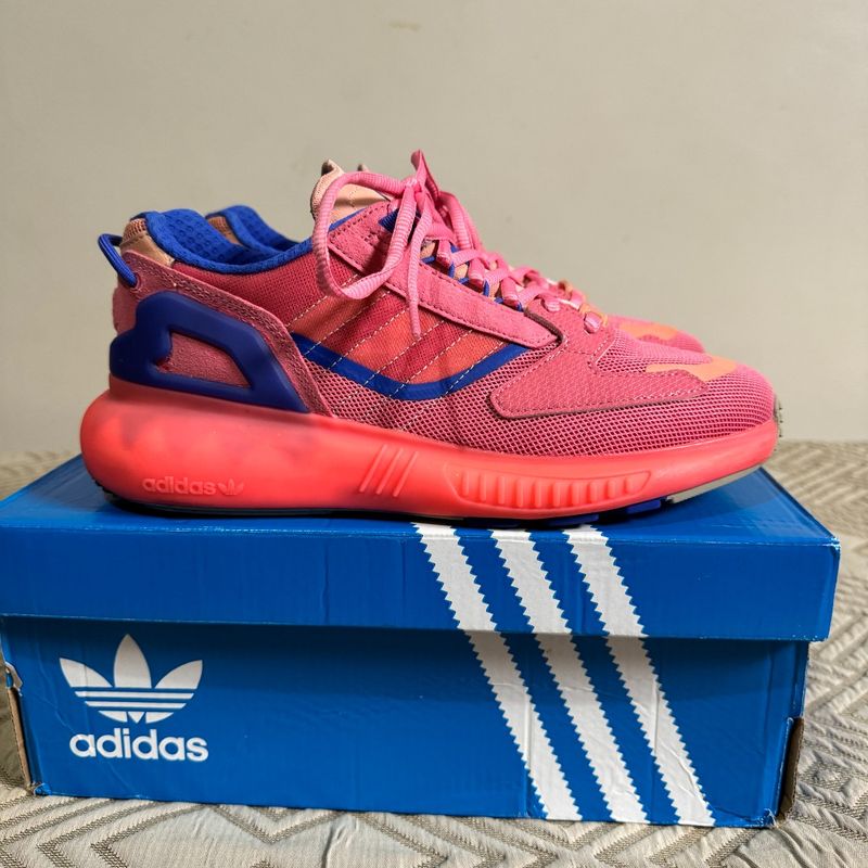 pinky＊ Tenis Adidas Zx 5k Boost Rosa/Pink - 37 | Adidas Usado