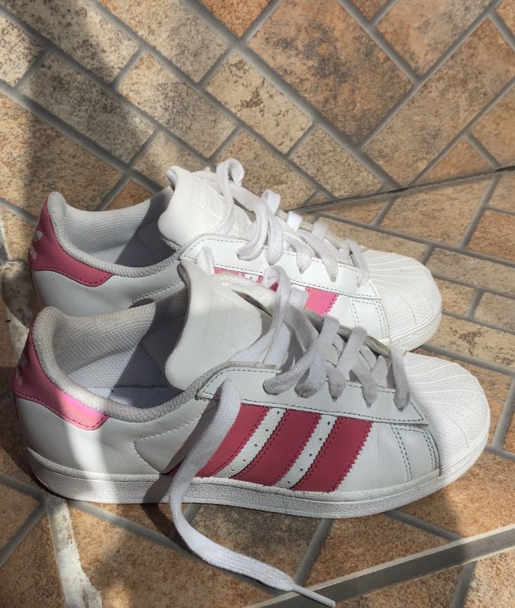 adidas superstar red stripe