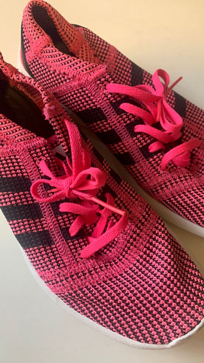 T nis Adulto Pink Modelo Run Natural Adidas T nis Feminino Adidas Usado 89600332 enjoei