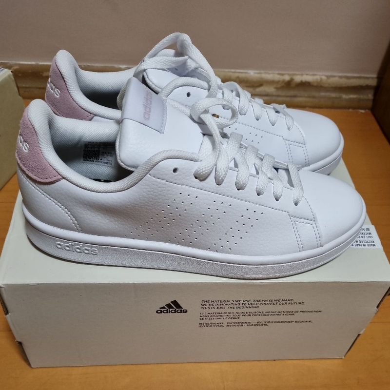 Tenis adidas best sale advantage branco feminino