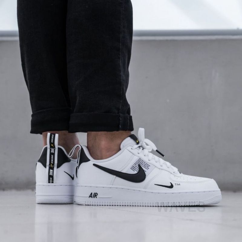 Tenis Air Force 1 .07 Iv8 Utility Nike Branco e Preto Nike Nunca Usado 109045680 enjoei