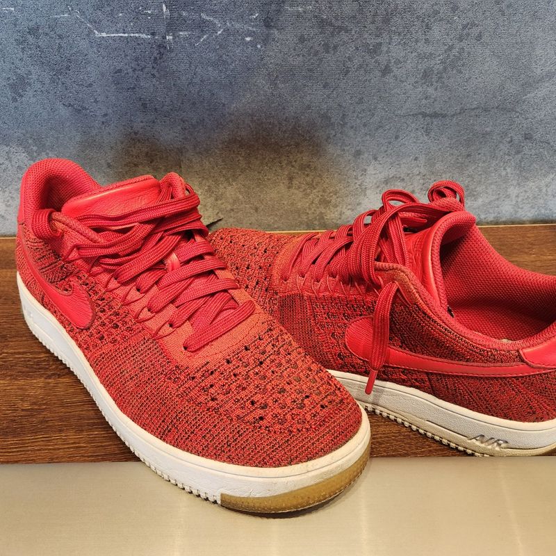 Nike air outlet force flyknit vermelho