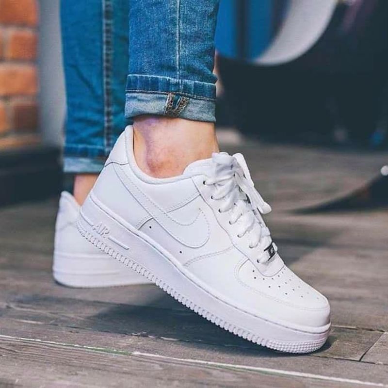 Tênis Air Force Branco Masculino e Feminino Promoção Casual Moda