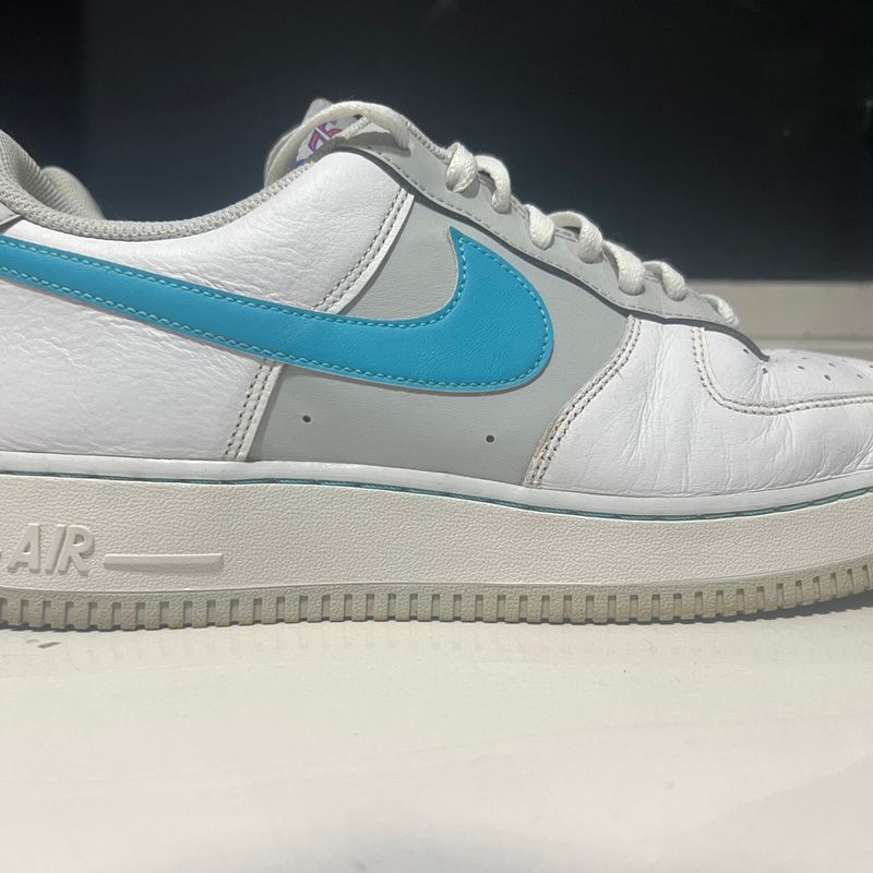 Blue tick nike air best sale force 1