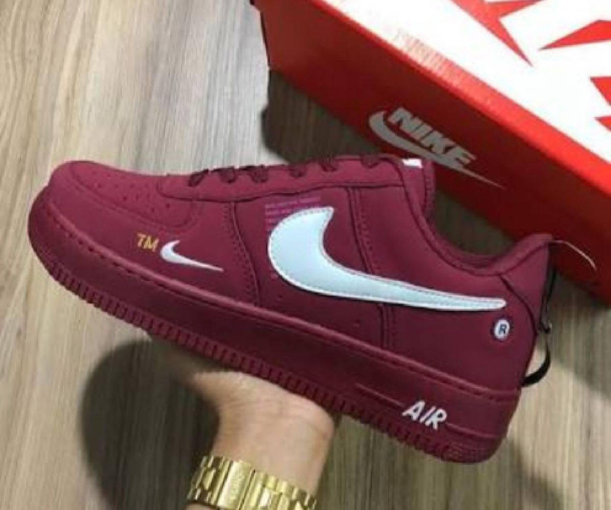 Tenis nike sale air force bordo