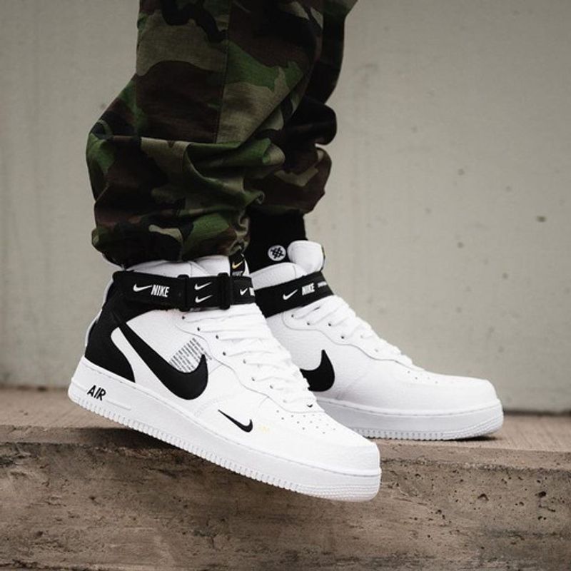 Tenis da nike clearance cano alto branco