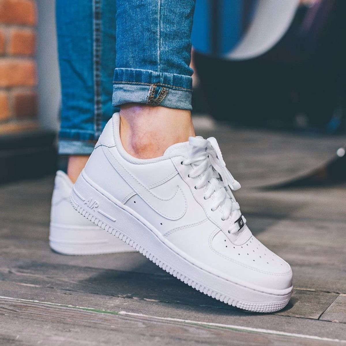 Tênis Air Force Nike Unissex Branco | Tênis Feminino Nike Nunca Usado ...