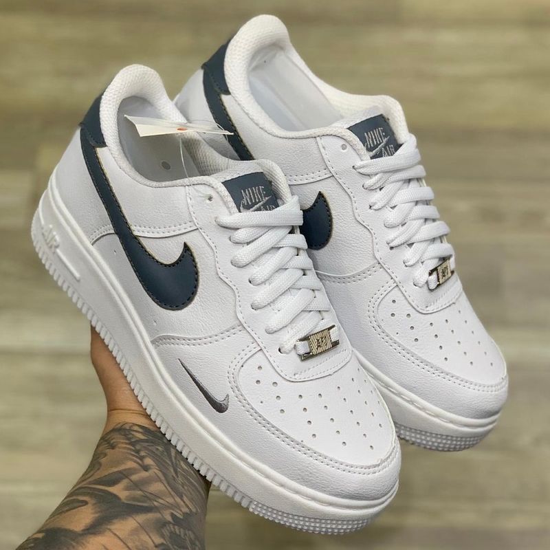 Tênis Air Force One Tam 41 White/blue Edição Limitada Envio Imediato  Brinde Exclusivo Tênis Masculino Nunca Usado 101687844 enjoei