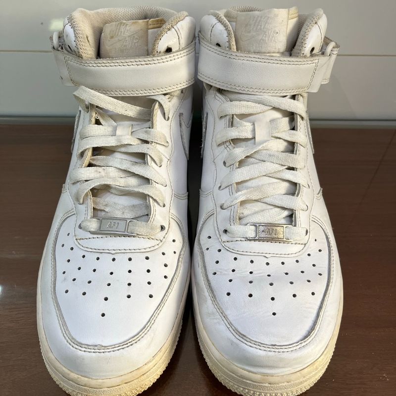 Air force ones high tops best sale all white