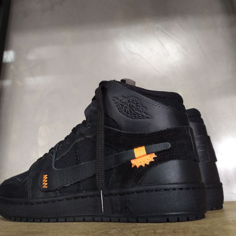 Jordan 1 off white hot sale preto