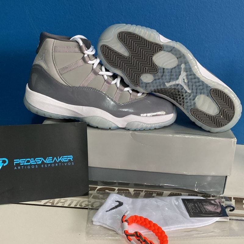 Tênis Air Jordan 11 Retro Cool Grey Novo Original Tamanho 42