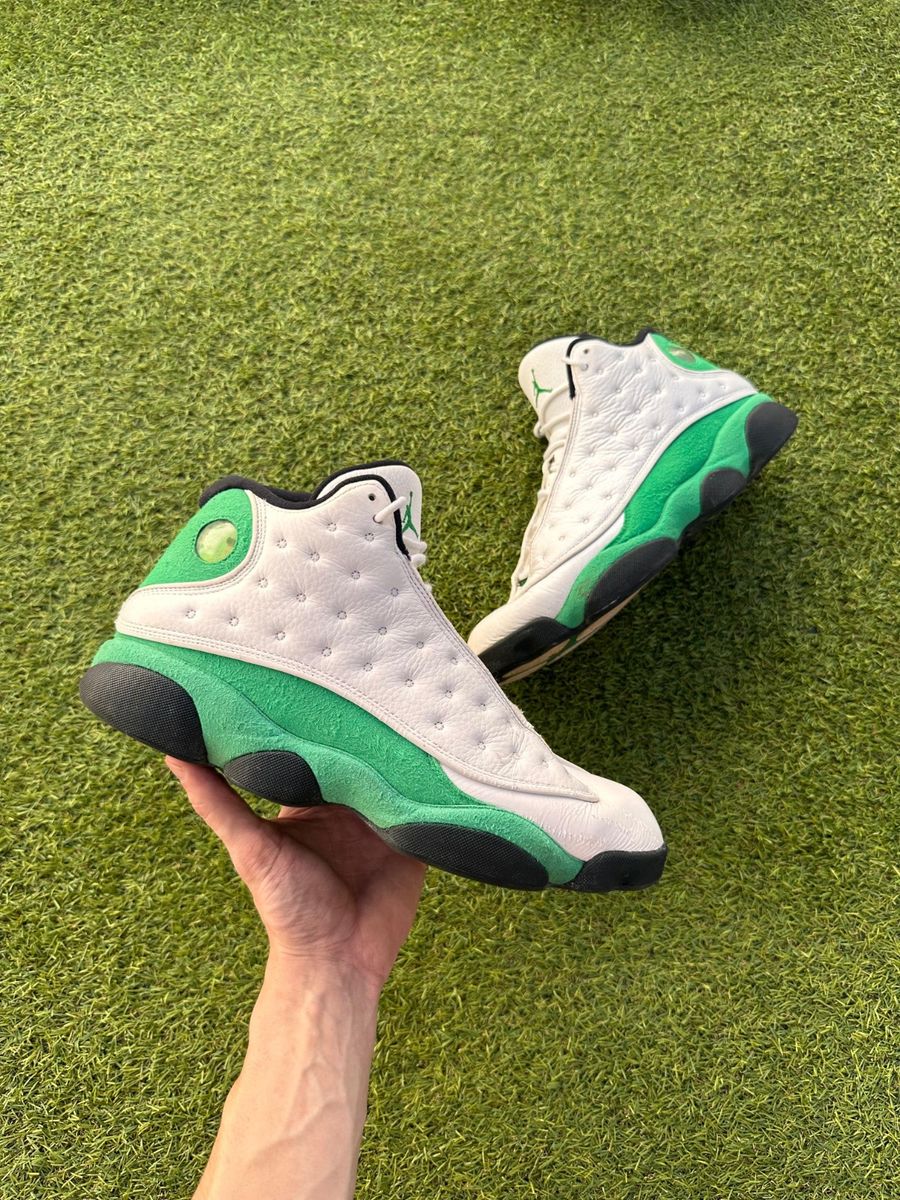 Jordan 13 Lucky Green On Feet Jordan Retro Lucky Green 13 On Feet