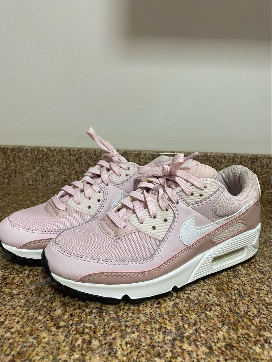 Tênis Air Max 90 Rosa | Tênis Feminino Nike Usado 81809543 | enjoei