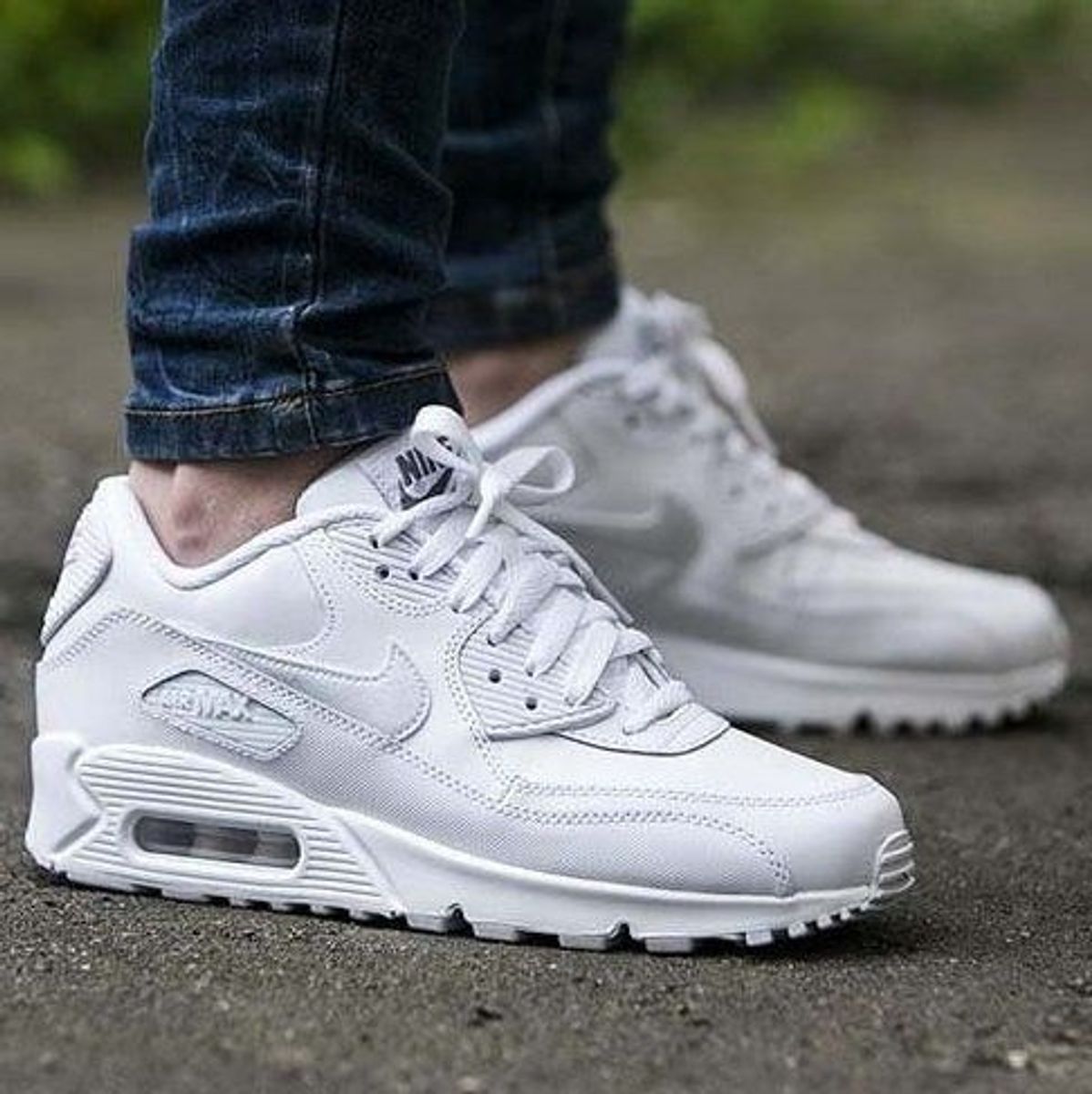air max 90 todo branco