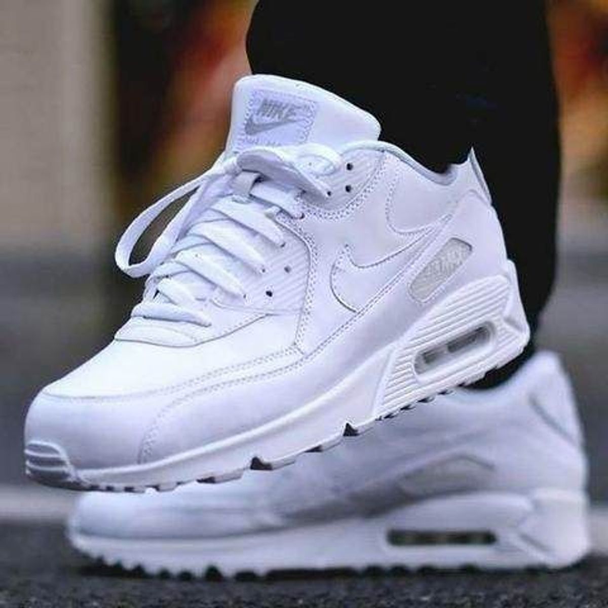 Tênis Air Max 90 Todo Branco N37 Tênis Feminino Nike Nunca Usado