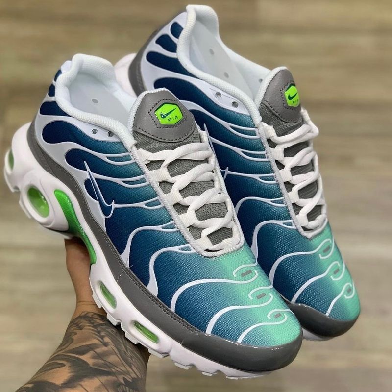 Tênis Nike Air Max Tn Verdi Tênis Air Max Tn Tam 39 Verde Agua 100