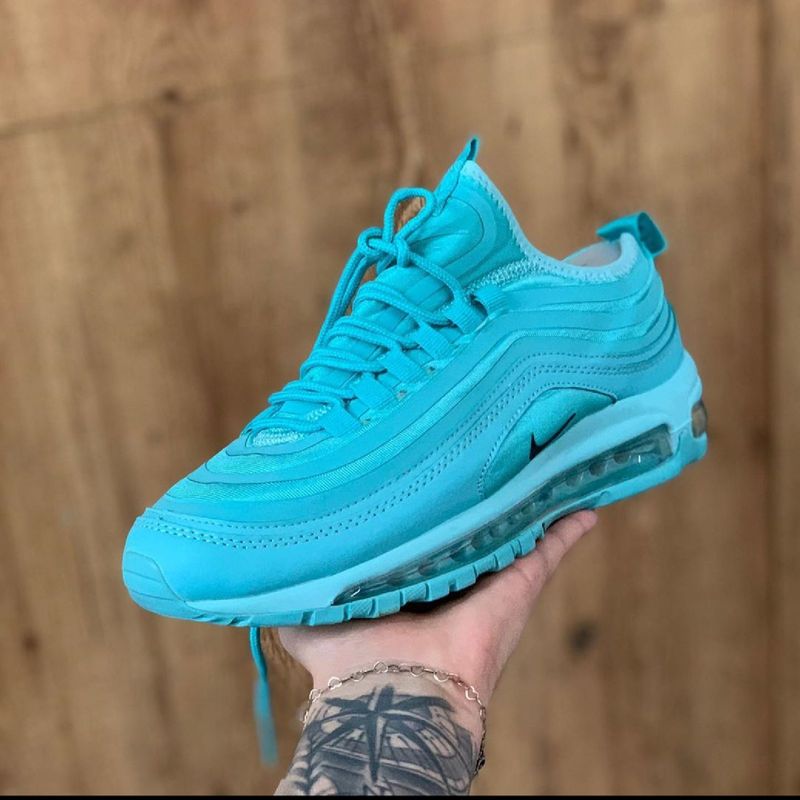 T nis Airmax 97 Azul Beb Feminino Novo Nunca Usado Top T nis