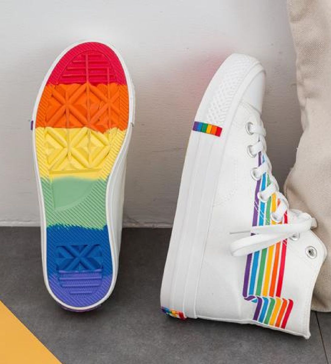 tenis all star arco iris