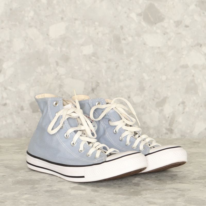 Tenis All Star Azul Claro Cano Alto Converse T nis Masculino Converse Nunca Usado 90941698 enjoei