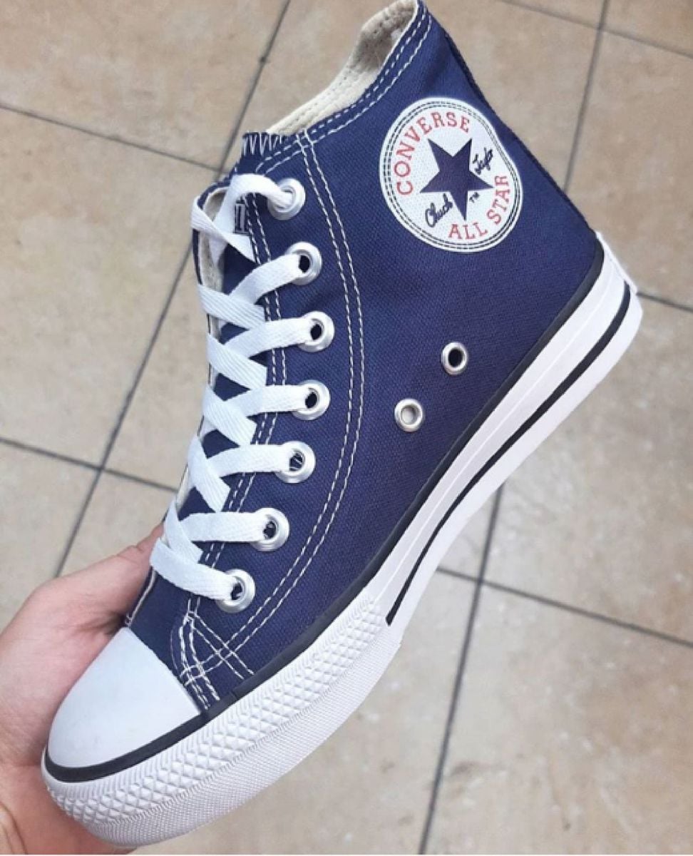 all star botinha azul marinho