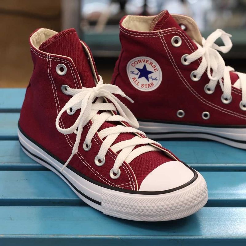 Tênis All Star Cano Alto Vermelho | Tênis Feminino Nunca Usado 83801054 |  enjoei