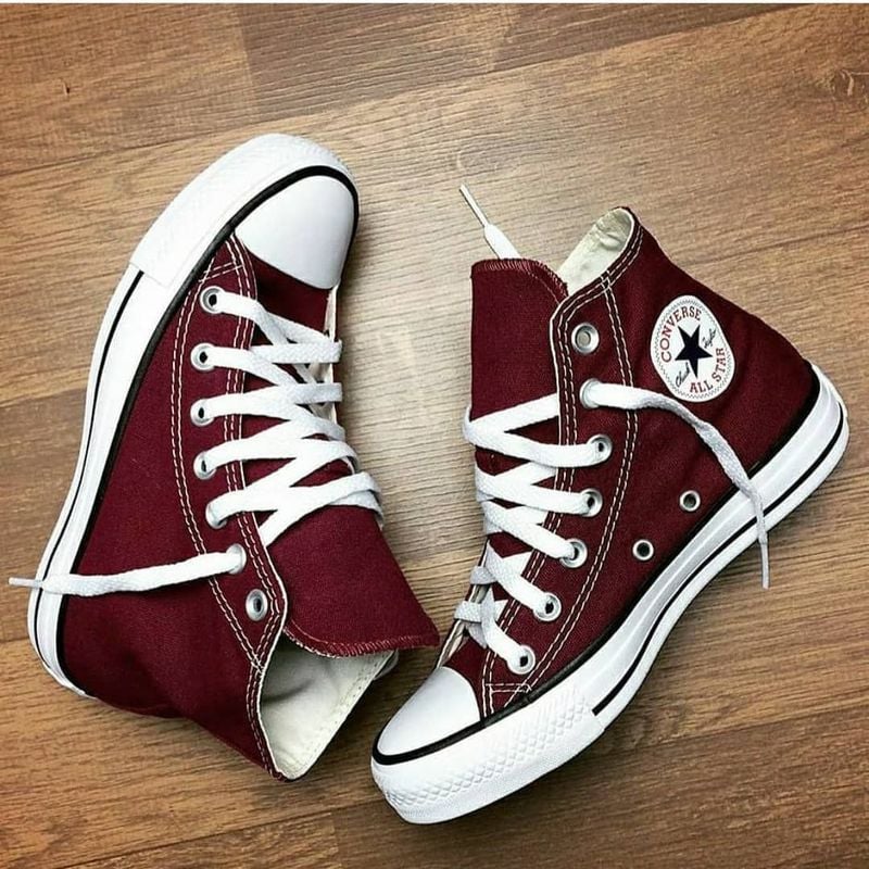 Tênis All Star CK93101 Feminino Branco Bordo