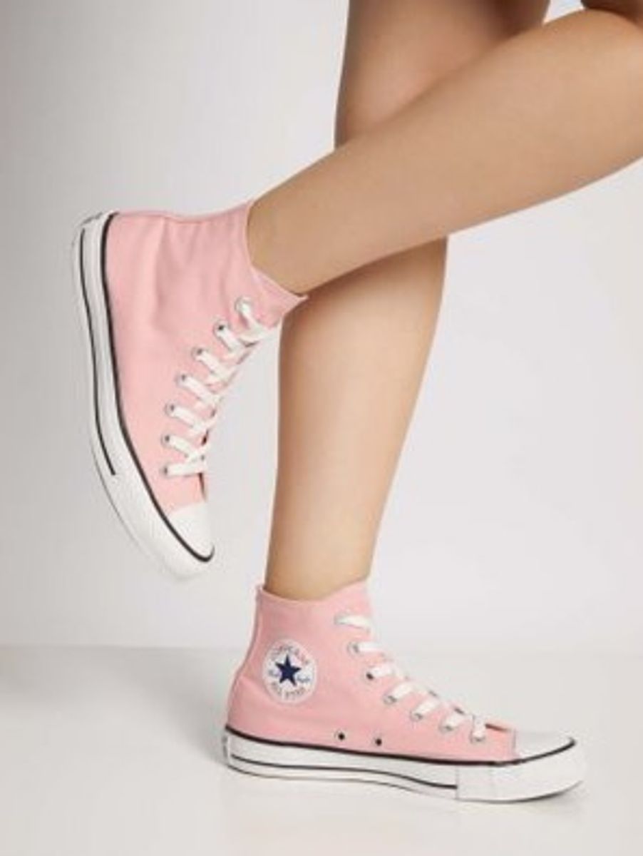 all star bota rosa