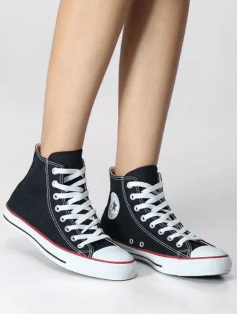 T Nis All Star Botinha Cano Alto Preto Promo O T Nis Feminino All